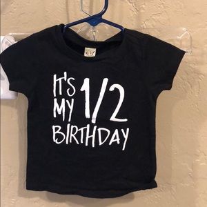 It’s my 1/2 birthday tee
